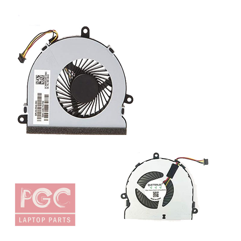 thumbnail image 2 of Laptop CPU Cooling Fan For HP Pavilion 15-AC, 15-AY, 15-BA, 250 G4 G5 G6 Series - 4-Pin 5V 2 of 5