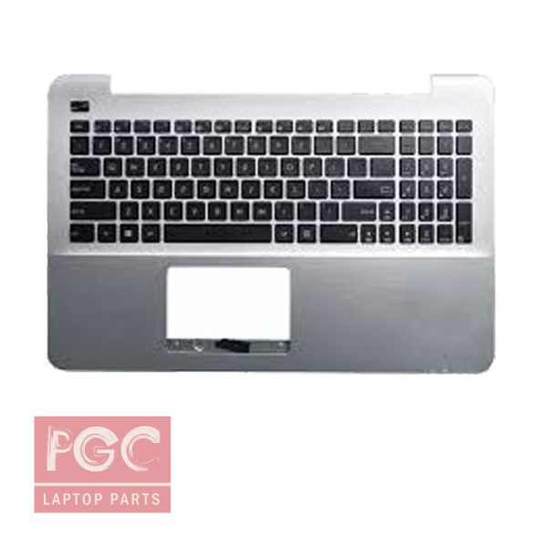 قاب دور کیبورد لپ‌تاپ ایسوس VivoBook X555C، رنگ نقره‌ای