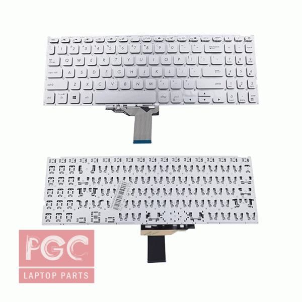 کیبورد لپ تاپ ایسوس مدل VivoBook R521، رنگ نقره ای